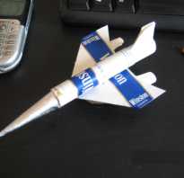 Как сделать самолет из пачки сигарет
