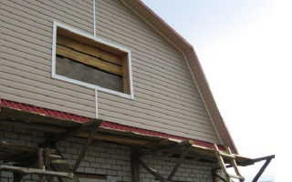Как сделать фронтон двухскатной крыши из металлопрофиля