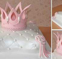 Как сделать корону на торт