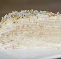 Как сделать крем для блинного торта