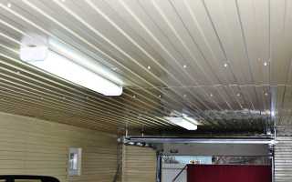 Как сделать потолок в гараже