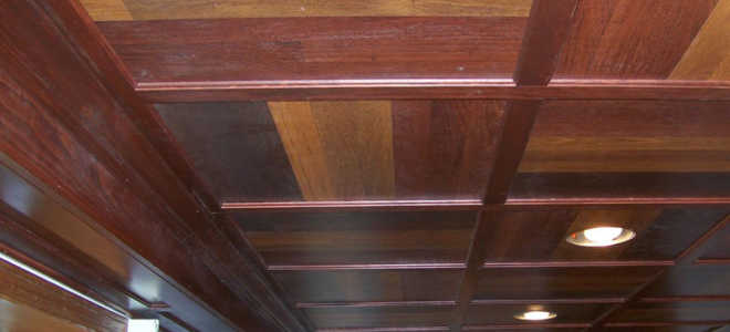 Как сделать потолок из ламината