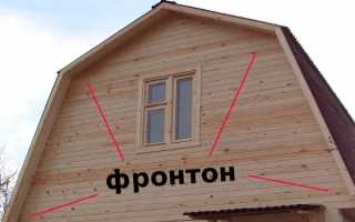 Как сделать фронтон крыши