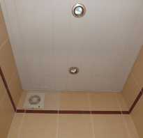 Как сделать потолок в туалете