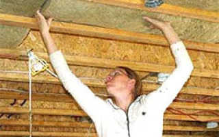 Как сделать потолок в бане из сруба