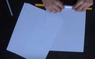 Как сделать катапульту из бумаги