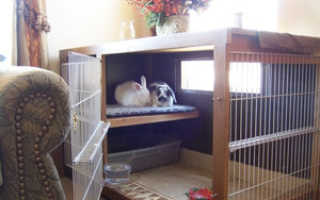 Как сделать домик для кролика