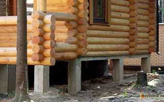 Как сделать фундамент под деревянный дом