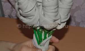 Как сделать цветы из носков